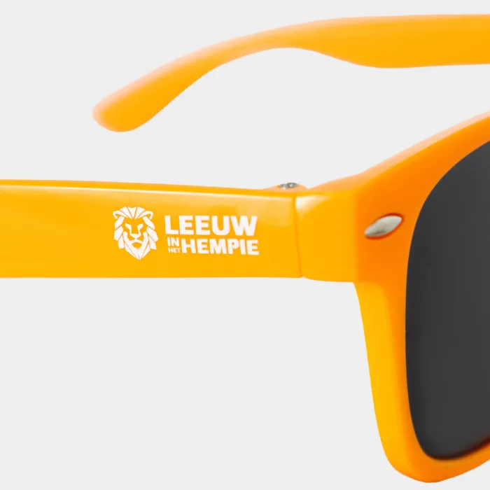 Leeuw in het Hempie zonnebril oranje - Afbeelding 3